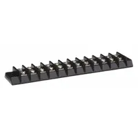 APPROVED VENDOR Barrier Terminal Strip: 12 Poles, 22 AWG – 14 AWG For Wire Sizes, 15 A Max Current