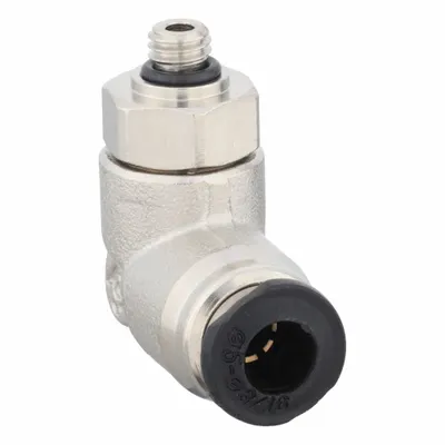 AIGNEP USA Nickel-Plated Brass Push-to-Connect Elbow Fitting - Nickel-Plated Brass Tube Fittings