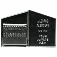 HUOT Drill Bit Index: 20 Compartments, For #61 to #80 Drill Bits (MPN 10400)