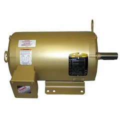 This BALDOR CEM3116T is a 1 hp, 1,695 RPM, 3-phase AC motor with a C-Face mount and Open Drip Proof (ODP) enclosure. It operates on 208-230/460V AC with a full load current of 3/1.5 A. Suitable for industrial applications such as pumps, fans, conveyors, and machine tools where moderate protection from falling liquids and dirt is required.