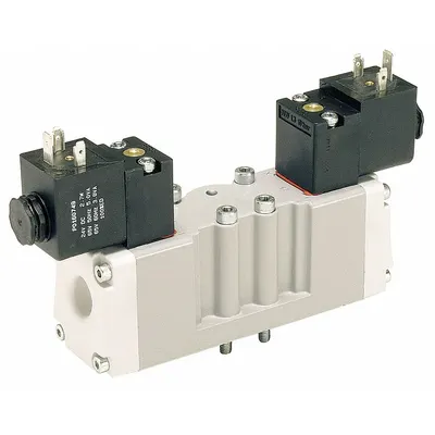 PARKER Solenoid Air Control Valve: Four-Way / Two-Position, 5599-1, Double Solenoid - Parker H Series Directional Control Valves