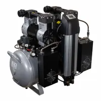 JUN-AIR Electric Air Compressor: Oil Free, 4 hp, 7 cfm, 120 psi Max Op Pressure, 6.28 gal Tank (MPN 1203730)