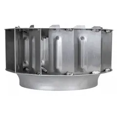 This Dayton blower wheel is a replacement component for HVACR fans used in commercial and industrial air-moving systems. It is compatible with manufacturer part numbers 4HZ52, 4HZ54, 4YC73, and 6KWH7. Designed to restore airflow in furnaces, air handlers, and ventilation units.