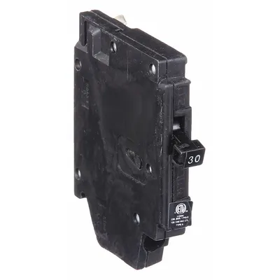 CHALLENGER Miniature Circuit Breaker: 30 A Amps, 120V AC, 0.5 in Wd, 10kA at 120V AC - Challenger Type-A Miniature Circuit Breakers