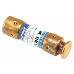 This fuse is designed for use in HVACR equipment to protect power sources and cables from overcurrent conditions. It serves as a replacement component in heating, ventilation, air conditioning, and refrigeration systems, interrupting excessive current flow to help maintain safe operation.