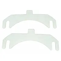 Tabbed slotted shim for precision alignment and gap filling in industrial machinery. The slotted design allows installation without full disassembly. Type 2 configuration with 1/32 in shim length