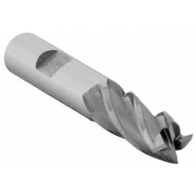 OSG Square End Mill: High Speed Steel, TiCN Coated, 4 Flute, 29/32" Mill Dia - General Purpose High-Speed Steel Square End Mills