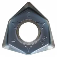 Trigon (W) indexable milling insert with 80° included angle, 6 mm thickness, and 8 mm inscribed circle. Designed for precision milling operations on steel, stainless steel, and cast iron. Suitable for roughing and finishing applications