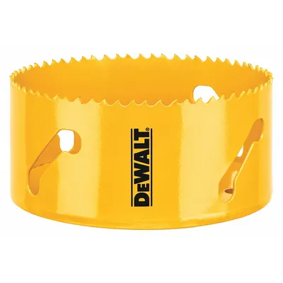 DEWALT Hole Saw: 4 1/4 in Saw Dia., 4/5 Teeth per Inch, 1 3/4 in Max. Cutting Dp - Multi-Material-Cutting Hole Saws without Arbor