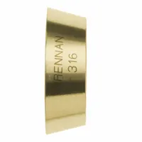 This double-ferrule brass compression fitting is designed for 1/2 in OD tubing. It is clean and bagged for immediate use in instrumentation, hydraulic, and pneumatic systems. Compatible with Parker A-LOK fittings