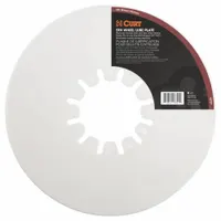 This fifth wheel lube plate reduces friction between tractor and trailer couplings. With an overall length of 10 inches and height of 1/2 inch, it is used in heavy-duty trucking to extend component life and improve handling