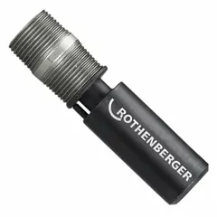 Nipple chuck designed for use with ROTHENBERGER Ropower 50R, Supertronic 2SE, and Supertronic 4SE series machines. Holds nipples securely during threading operations in plumbing, HVAC, and industrial piping applications.