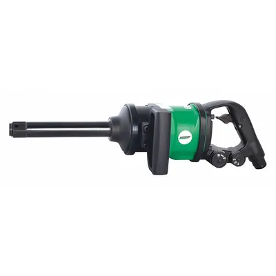 SPEEDAIRE Air Impact Wrench: Compact, 1 in Drive, D-Handle, Square - D-Handle Air-Powered Impact Wrenches with Extended Anvils