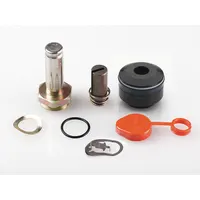 This repair kit includes a core assembly for servicing solenoid valves. It is compatible with ASCO model 8223G003. Used in industrial fluid-control systems to replace worn internal components and restore valve function