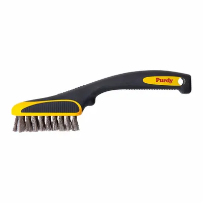 PURDY Paint Remover Wire Brush: Paint Remover Wire Brush, 7 in Lg - Paint Applicator Cleaning Tools