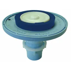 Rubber diaphragm assembly including trip mechanism for ZURN ZER 6000 series flush valves. Used in commercial toilet flush valves to restore proper flushing performance. Rated for 2.4 gallons per flush.