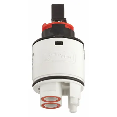 ZURN Cartridge: For AquaSpec Series, Use with Hot/Cold Water, Brass, Unfinished - Disc Faucet Cartridges