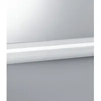 PVC crash rail and bumper guard in Linen White. Overall height 2 in, length 12 ft. No internal rubber bumper. Used to protect walls and equipment from impact in corridors and industrial areas
