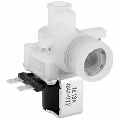 Replacement water valve for HOSHIZAKI ice machines. Controls water flow into the ice maker to support proper ice production. Used in commercial ice machines for food service and hospitality applications.