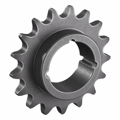 TRITAN Bushed Roller Chain Sprocket: For 100 Chain, 17 Teeth, 6.803 in Pitch Dia - Size 100 Bushed-Bore Roller Chain Sprockets