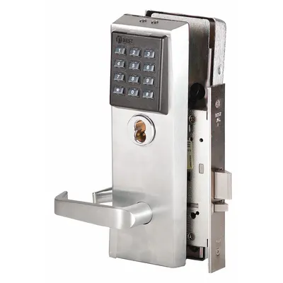 BEST Electronic Keyless Lock: Chrome (MPN 45HZ7DV15KP626RH) - Electronic Keyless Access Locksets