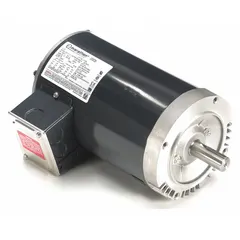 This LEESON C-Face 3-phase AC motor delivers 3 hp at 3510 RPM with a full load current of 7.6/3.8 A at 230/460V AC. The Open Drip Proof (ODP) enclosure is suited for indoor industrial environments. Typical applications include pumps, fans, conveyors, and machine tools requiring a C-Face mount.