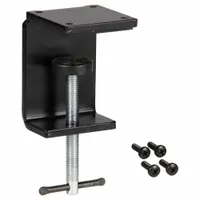 WALDMANN Table Clamp: 2.75 in Clamping Capacity, Black, Table Clamp, Steel (MPN 190007019-00014904)