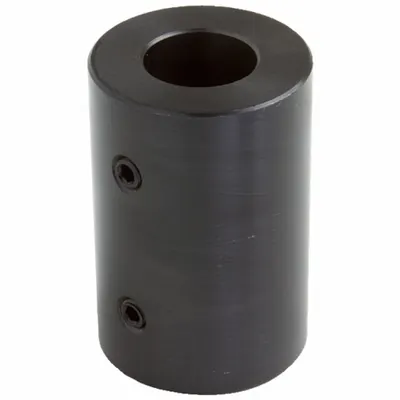 CLIMAX METAL PRODUCTS One-Piece Rigid Shaft Coupling, 3/8 in Bore, Round, RC-037 - One-Piece Rigid Shaft Couplings
