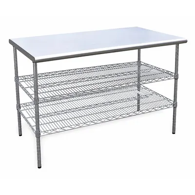 OEM Work Table: Fixed Ht - Stainless-Steel-Top Worktables