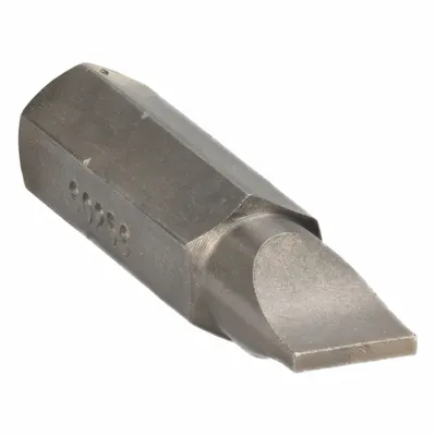 PROTO Insert Bit: Insert Bit, Slotted Head, Imperial, 10F-12R Bit Industry Size - Insert Bits