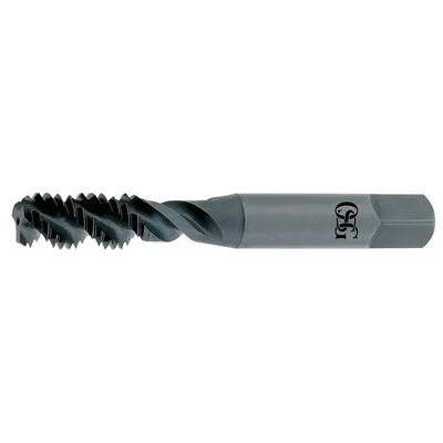 OSG Spiral Flute Tap: 1/4"-20 UNC, H5 / 2B-3B, 3 Flute, Plug Chamfer - General Purpose Spiral-Flute Taps