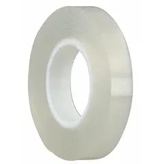 3M 4658F is a transparent double-sided foam tape with a removable bond type. It features a closed-cell polyethylene foam backing, 3/4 in wide, 4 yd long, and 31.25 mil thick. Used for mounting, bonding, and splicing applications where a removable bond is needed, it conforms to irregular surfaces in industrial assembly, signage, and packaging.