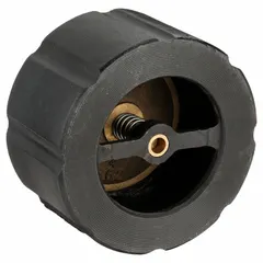 This SSI check valve features a cast iron body and wafer-style design for inline installation between flanges. It is used to prevent reverse flow in piping systems, commonly applied in water, wastewater, and industrial process lines to protect pumps and equipment from backflow damage. Pipe size: 8 in.
