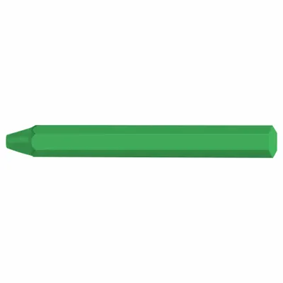 MARKAL Marking Crayon: Wax, 1/2 in Tip Wd, Hard, Green, 70°F to 100°F - Wax Lumber Crayons