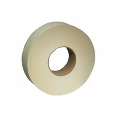 This nonreinforced kraft tape is activated by water to form a strong, permanent bond with corrugated cardboard. It is commonly used for sealing cartons and packages in shipping and warehousing applications. The tape measures 3 inches wide by 120 yards long and has a 3 mil thickness. Color is tan.