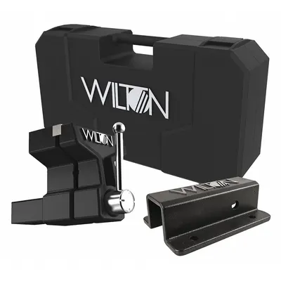 WILTON All Terrain Vise with Case: Heavy Duty, Enclosed, 6 in Jaw Face Wd - Vehicle Hitch-Mount Vises