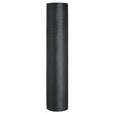 SAINT-GOBAIN ADFORS Replacement Screen: Polyester, Charcoal, 14 x 10 Mesh Size, 3 ft Wd - Pet Resistant Polyester Pet Door and Window Screen