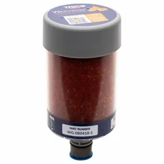General purpose desiccant breather with 1" NPT male thread, 4 1/8 in diameter, and 3 micron particle size. Removes moisture and particles from air entering hydraulic reservoirs, gearboxes, and storage tanks to extend fluid and component life.