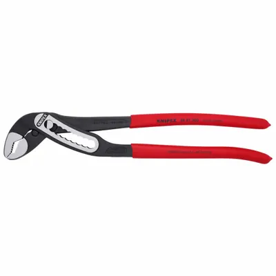 KNIPEX Tongue and Groove Plier: V, Groove Joint, 2 3/4 in Max Jaw Opening, 12 in Overall Lg - V-Jaw Tongue & Groove Pliers