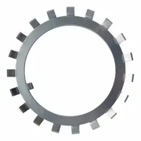STANDARD LOCKNUT Bearing Lock Washer: W20, Inch, Steel, 0.084 in Washer Thick, AN00/N00, 19 Tabs