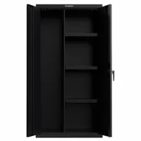 STRONG HOLD Cabinet: 36 in x 24 in x 72 in, Swing Handle & Electronic Lock/Keyed Lock/Padlock Hasp (MPN 36-BC-243-P)