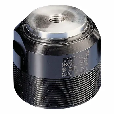 ENERPAC Hydraulic Cylinder: 3,700 lbf Push Capacity @ 5000 psi, 3/16 in Stroke Lg - Standard Threaded Body Cylinders