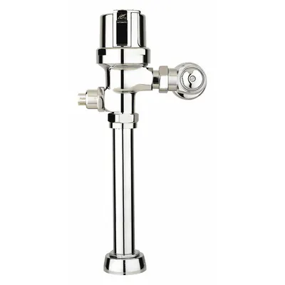 AMTC VALVE Automatic Flush Valve: Hybridflush, 1.1 gpf Gallons per Flush, Battery - Toilet Automatic Flush Valves
