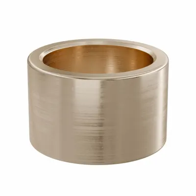 OILITE Sleeve Bearing: Bronze, SAE 841, 25 mm Bore, 32 mm OD, 20 mm Lg - Lubricated General Purpose Metallic Sleeve Bearings