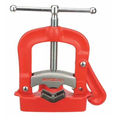 RIDGID Bench Yoke Vise: 0.13 in – 6 in Pipe Size Range, 17 in Max Ht, 17 in Min Ht - Bench Yoke Vises