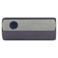 Imperial hex impact bit with 3/8 in hex head size and standard tip style. Overall length of 1 9/16 in. Designed for use with impact drivers in fastening applications.