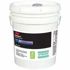 3M 2000NF is a blue, spray-on contact adhesive for bonding foam to non-porous or porous surfaces. It is water-resistant, heat resistant, low odor, and Greenguard Certified with VOC content less than 80 g/L. Supplied in a 5-gallon pail, it is suitable for general purpose bonding of foam and rubber in industrial fabrication and assembly.