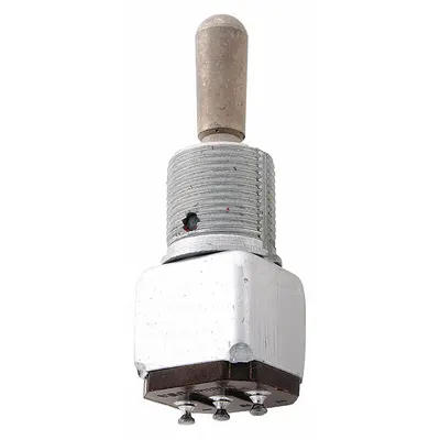 Honeywell Toggle Switch: 3 Position, 3 Connections, SPDT, Solder Lug Connection - Panel-Mount Toggle Switches