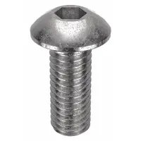 Socket Head Cap Screw: #10-32 Thread Size, 1/2 in Lg, Button, NL-19, Stainless Steel, 18-8, 100 PK (MPN FBFTBHSCAPS103212P100)