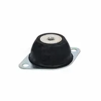 JW WINCO Flange-Mount Vibration Damper: GN 148.3, For Compression Load Type, Natural Rubber, 40A (MPN 148.3-52-M10-A-40-S)
